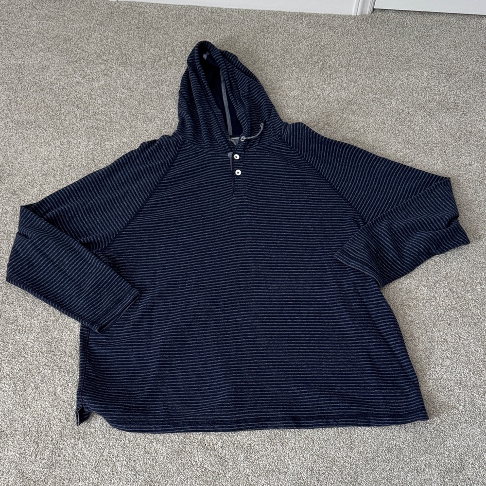 Tommy Bahama Navy Striped Hoodie